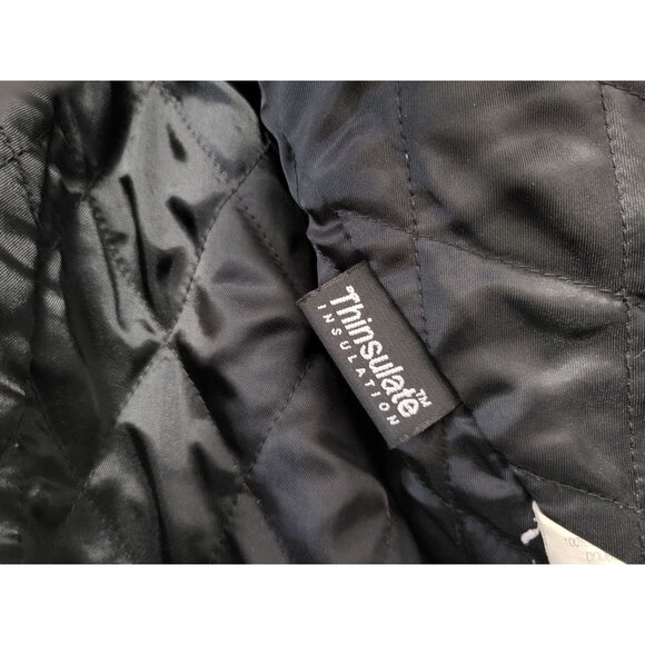 L.L.Bean Lambswool Peacoat Quilted Thinsulate Winter Coat - Picture 14 of 15